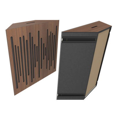 Vicoustic Super Bass Extreme Ultra Bass Trap Acoustic Panel in Natural Walnut