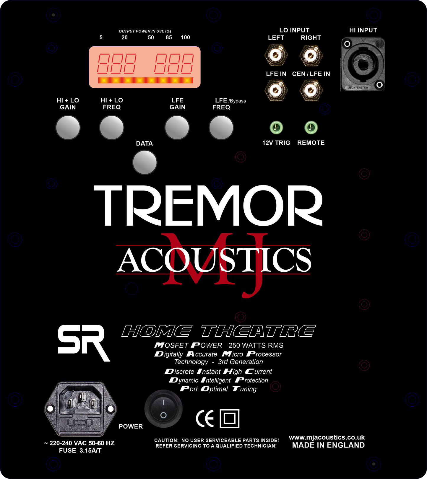MJ Acoustics Tremor Subwoofer