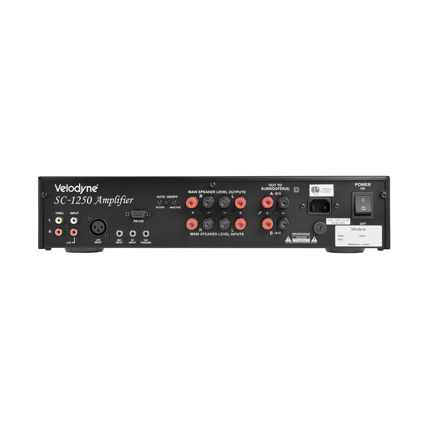Velodyne Acoustics Sub Contractor In Wall Series Amplifier SC1250 - B-Stock
