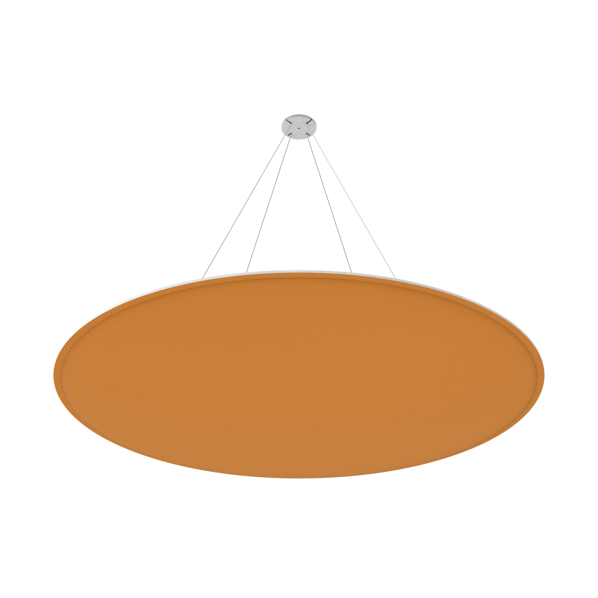 Vicoustic ViCloud VMT 3D Round Colors Sound Absorbing Acoustic Cloud in Pumpkin Orange