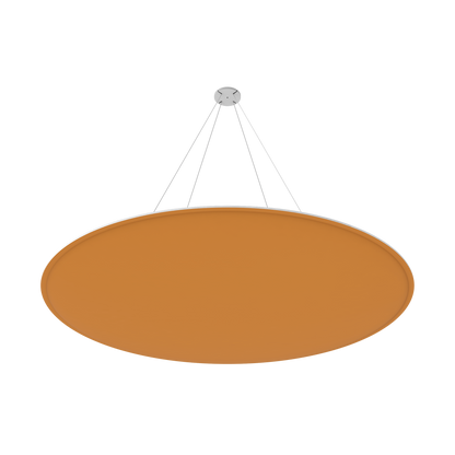 Vicoustic ViCloud VMT 3D Round Colors Sound Absorbing Acoustic Cloud in Pumpkin Orange