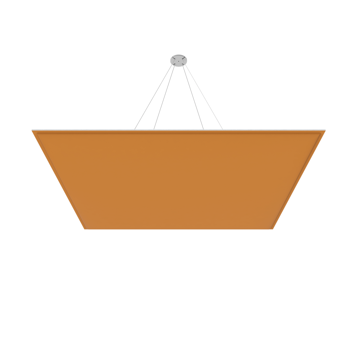 Vicoustic ViCloud VMT 3D Square Colors Sound Absorbing Acoustic Cloud in Pumpkin Orange