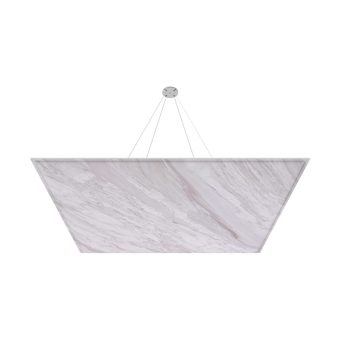 Vicoustic ViCloud VMT 3D Square Patterns Sound Absorbing Acoustic Cloud in Calacatta Cremo