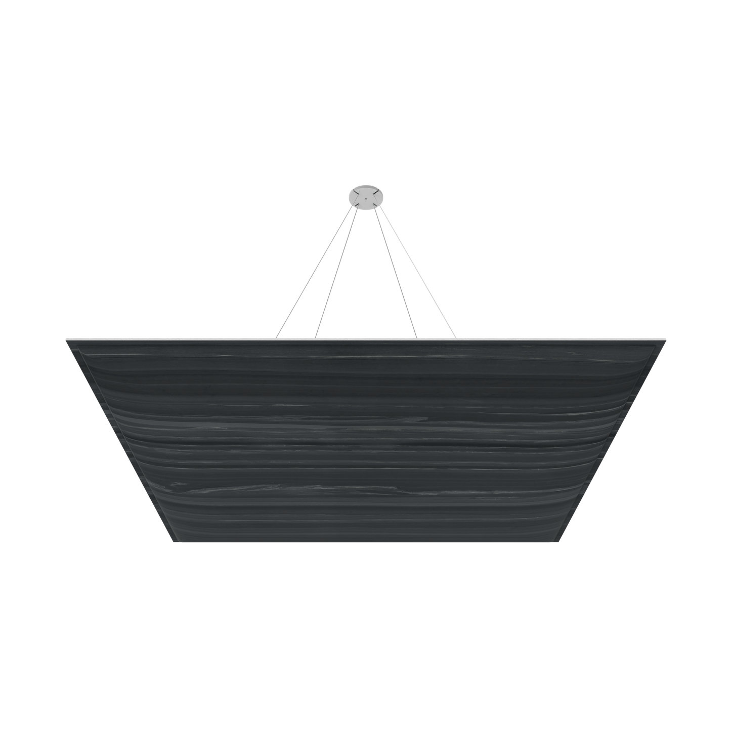 Vicoustic ViCloud VMT 3D Square Patterns Sound Absorbing Acoustic Cloud in Hematite Black