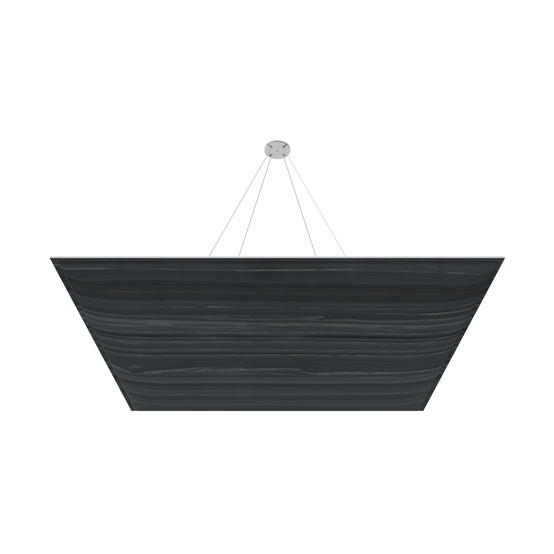 Vicoustic ViCloud VMT 3D Square Patterns Sound Absorbing Acoustic Cloud in Hematite Black