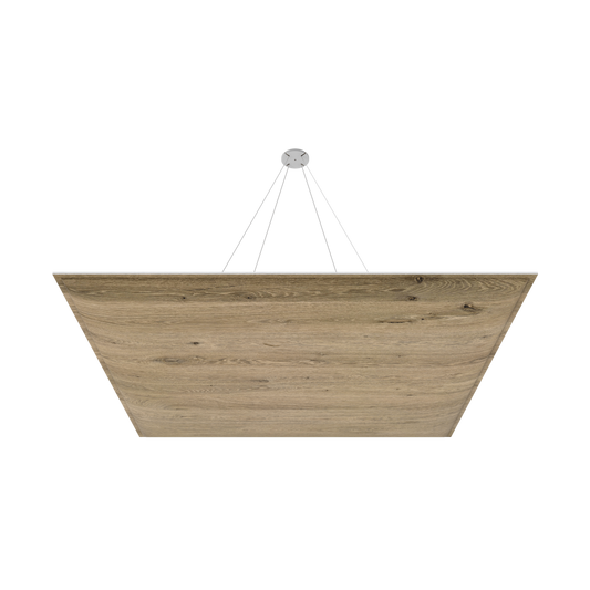 Vicoustic ViCloud VMT 3D Square Patterns Sound Absorbing Acoustic Cloud in Almond Oak