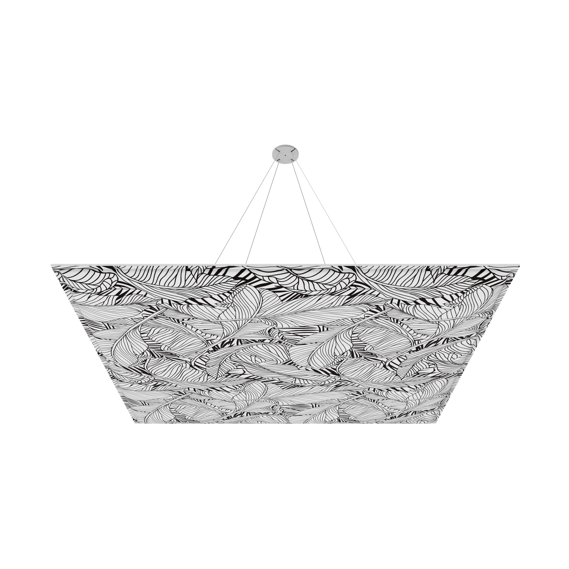 Vicoustic ViCloud VMT 3D Square Patterns Sound Absorbing Acoustic Cloud in Palm Bw