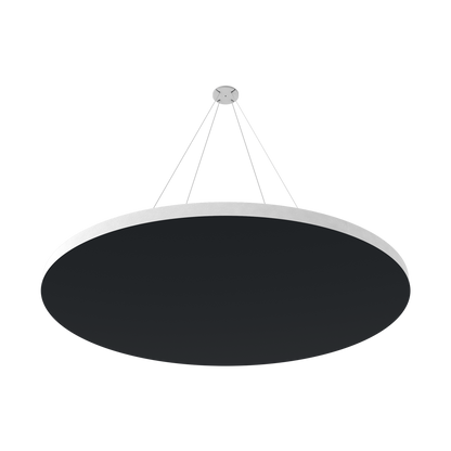 Vicoustic ViCloud VMT Flat Round Colors Sound Absorbing Acoustic Cloud in Black