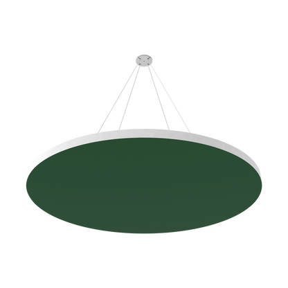 Vicoustic ViCloud VMT Flat Round Colors Sound Absorbing Acoustic Cloud in Musk Green
