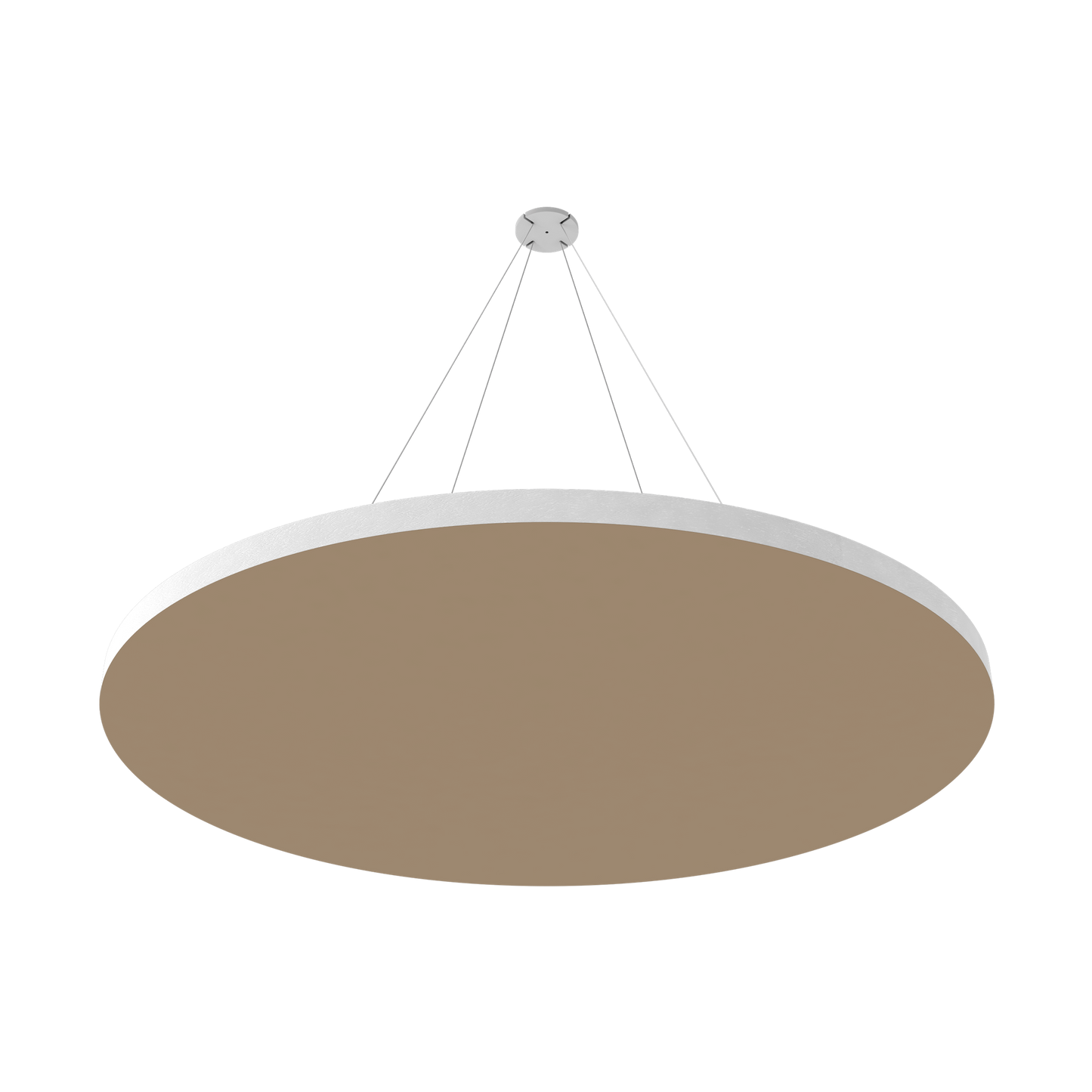 Vicoustic ViCloud VMT Flat Round Colors Sound Absorbing Acoustic Cloud in Beige