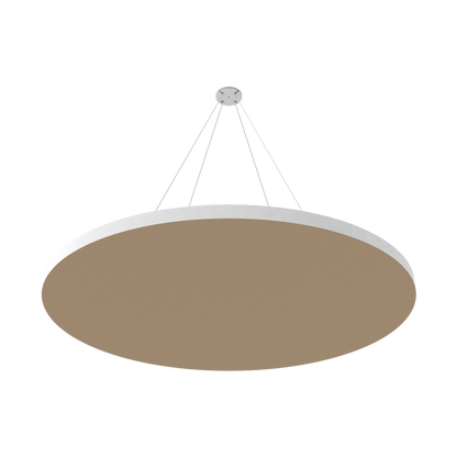 Vicoustic ViCloud VMT Flat Round Colors Sound Absorbing Acoustic Cloud in Beige