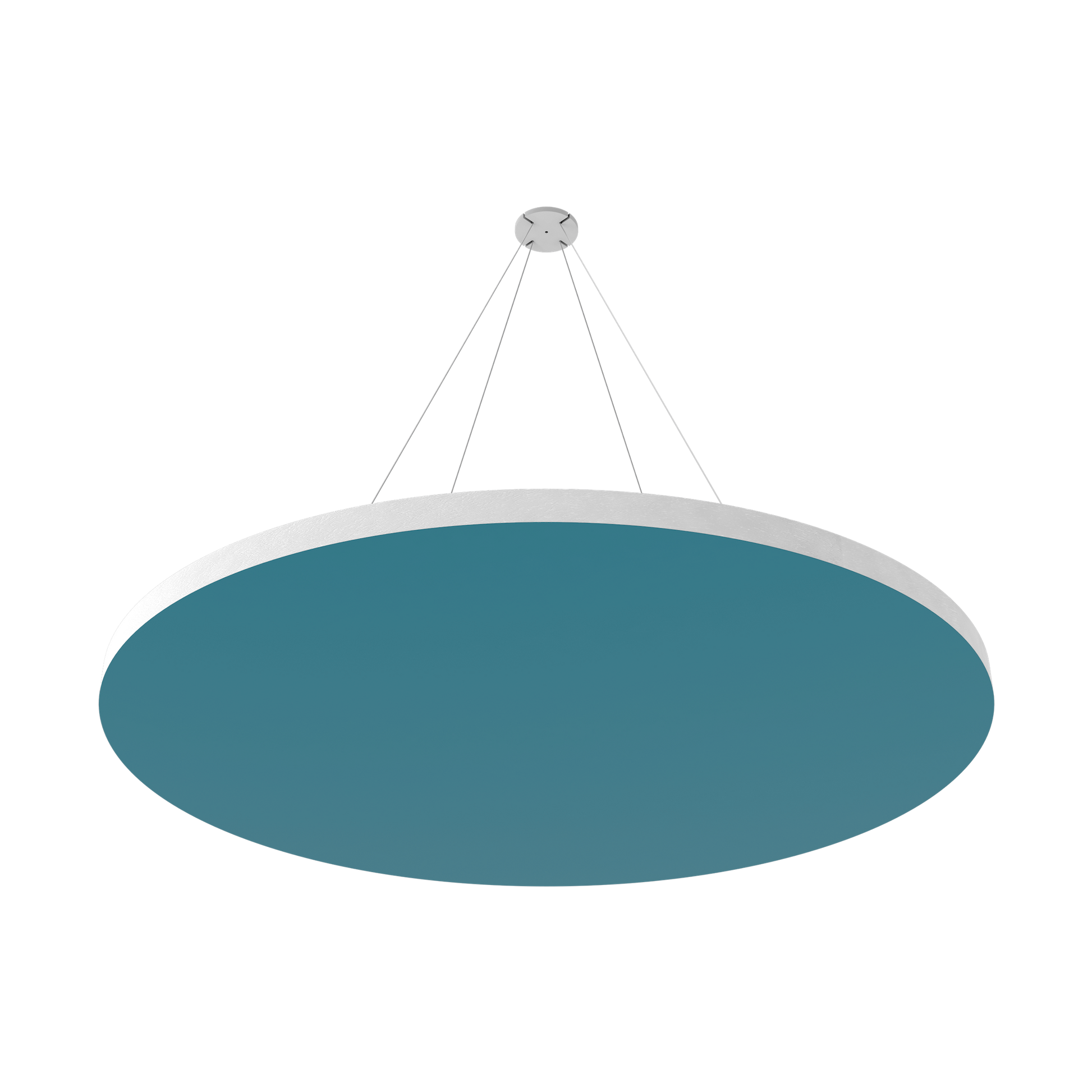 Vicoustic ViCloud VMT Flat Round Colors Sound Absorbing Acoustic Cloud in Bondi Blue