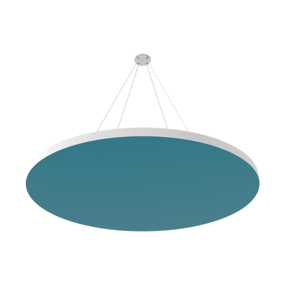 Vicoustic ViCloud VMT Flat Round Colors Sound Absorbing Acoustic Cloud in Bondi Blue