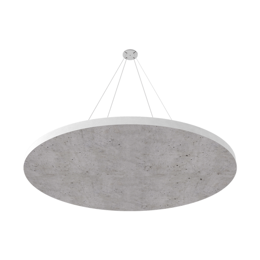 Vicoustic ViCloud VMT Flat Round Patterns Sound Absorbing Acoustic Cloud in Concrete 1