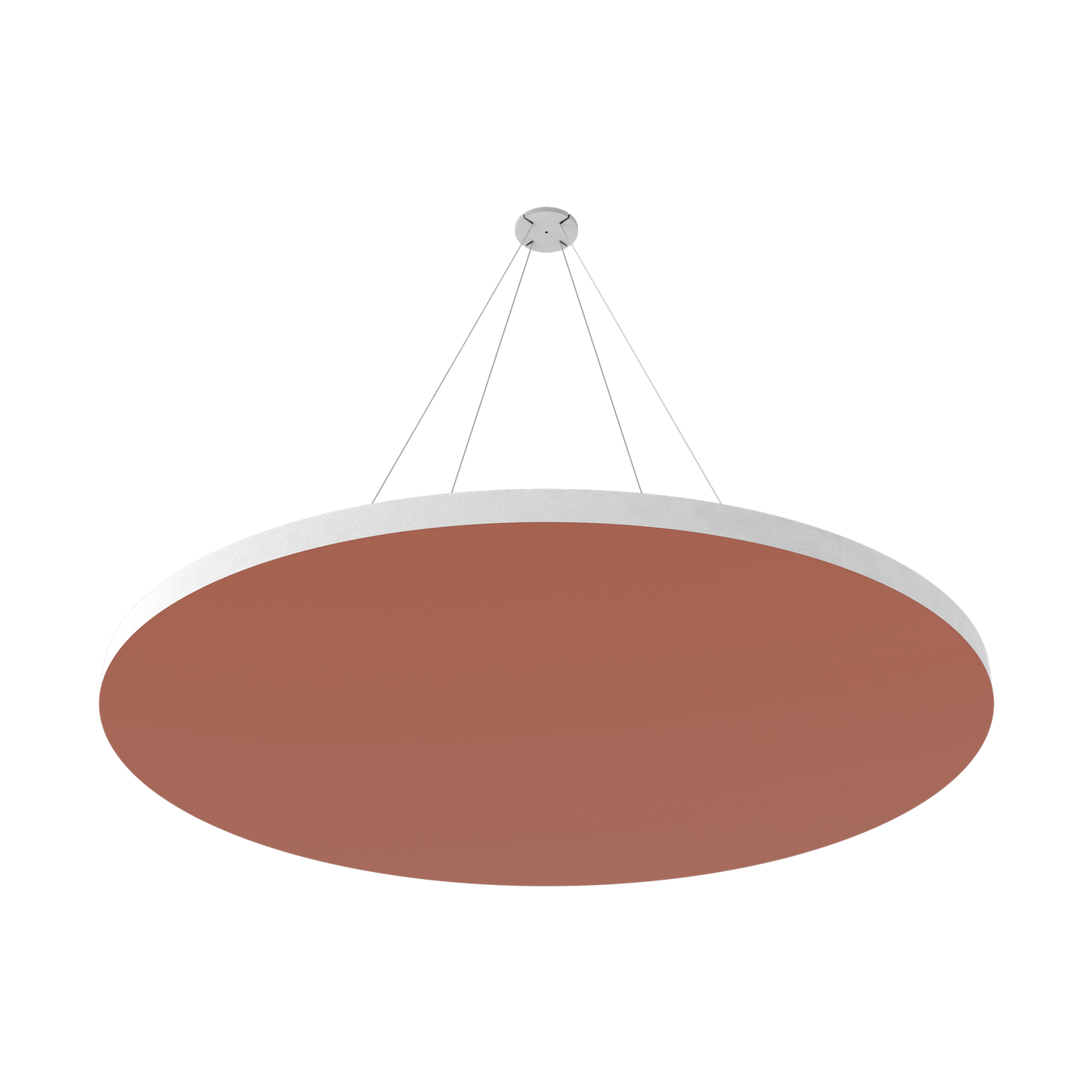 Vicoustic ViCloud VMT Flat Round Colors Sound Absorbing Acoustic Cloud in Coral