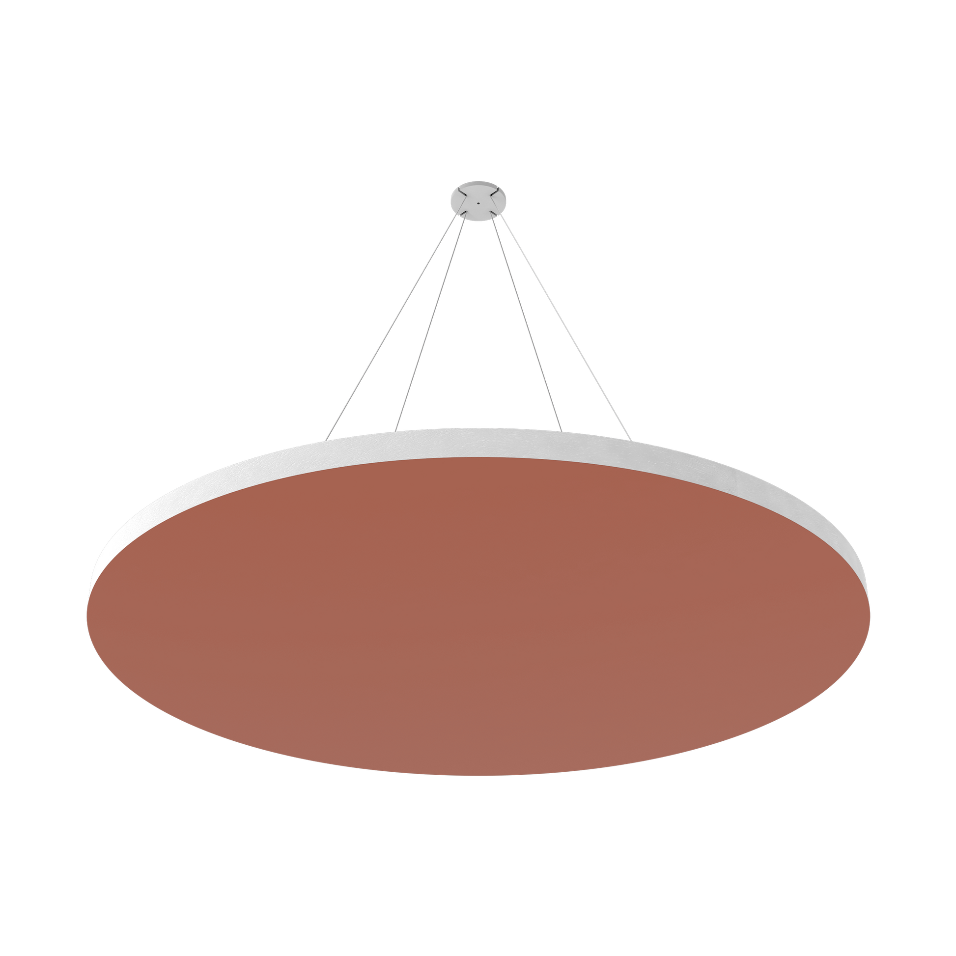 Vicoustic ViCloud VMT Flat Round Colors Sound Absorbing Acoustic Cloud in Coral