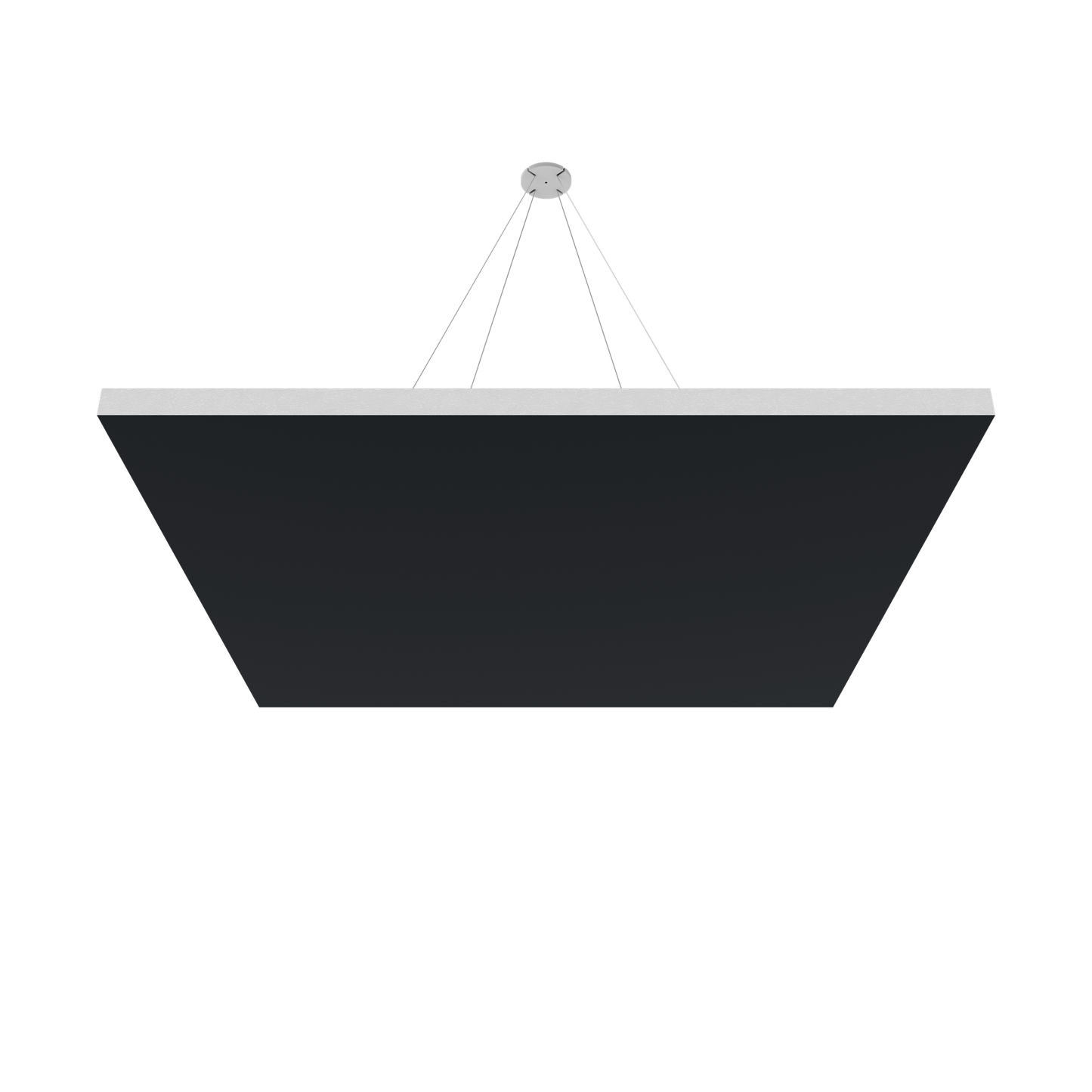 Vicoustic ViCloud VMT Flat Square Colors Sound Absorbing Acoustic Cloud in Black