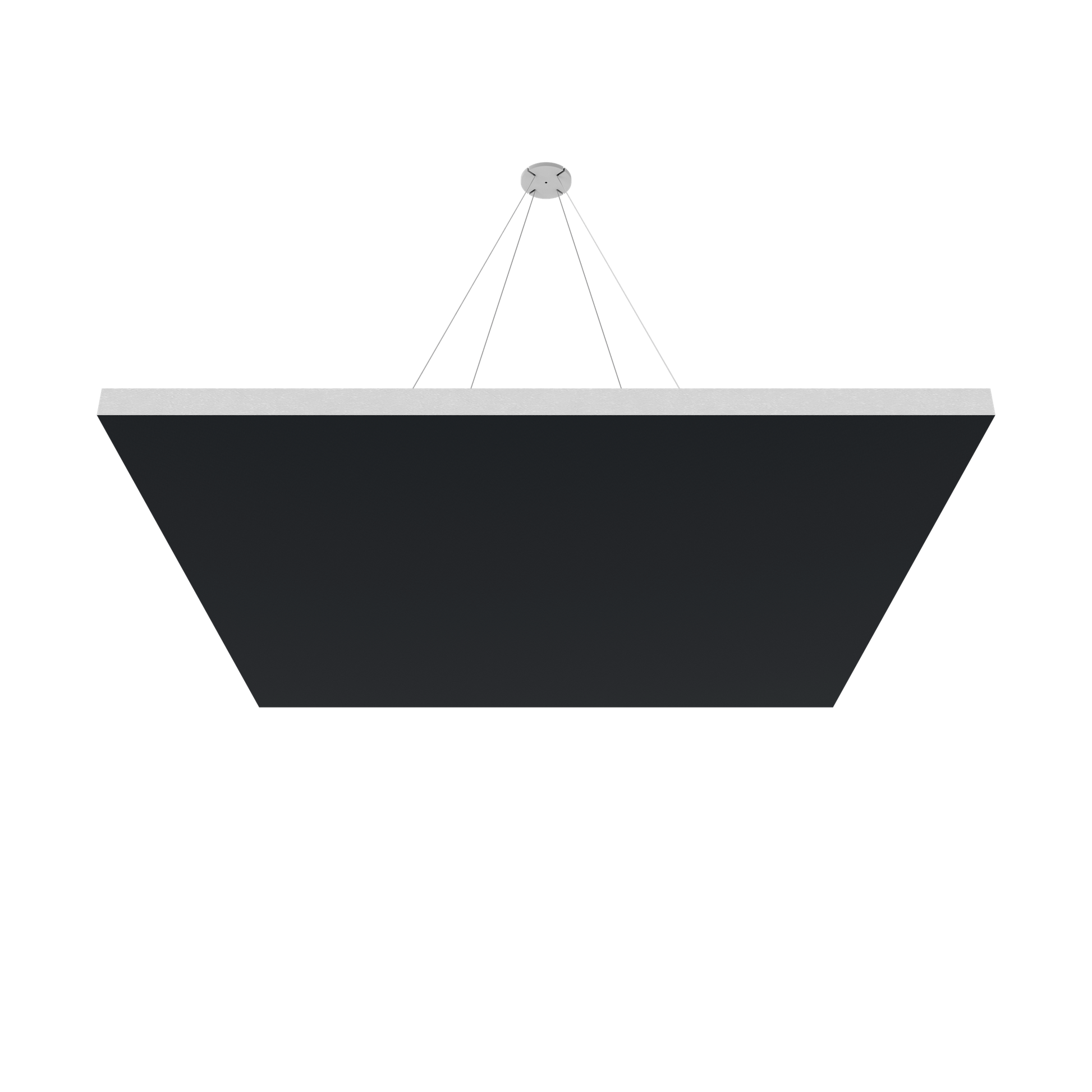 Vicoustic ViCloud VMT Flat Square Colors Sound Absorbing Acoustic Cloud in Black