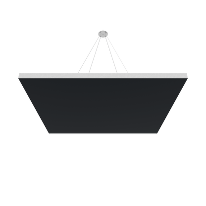 Vicoustic ViCloud VMT Flat Square Colors Sound Absorbing Acoustic Cloud in Black