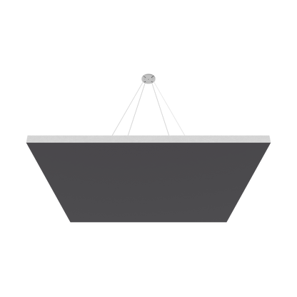 Vicoustic ViCloud VMT Flat Square Colors Sound Absorbing Acoustic Cloud in Grey