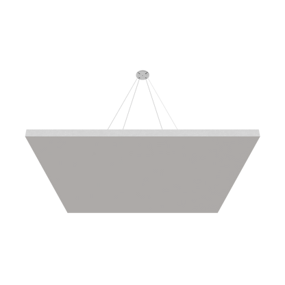 Vicoustic ViCloud VMT Flat Square Colors Sound Absorbing Acoustic Cloud in Light Grey