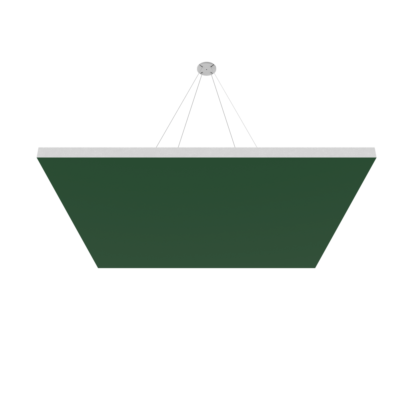 Vicoustic ViCloud VMT Flat Square Colors Sound Absorbing Acoustic Cloud in Musk Green