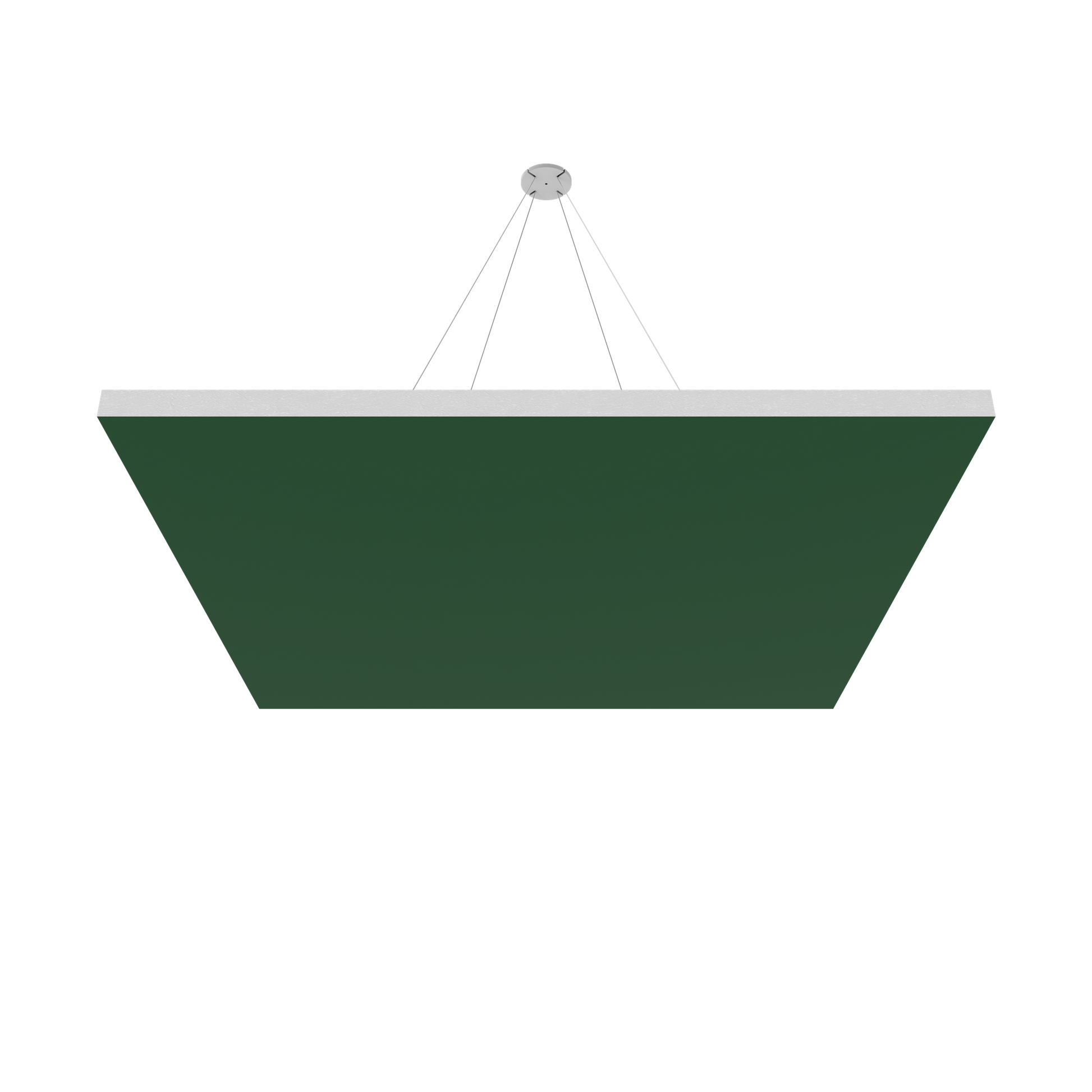 Vicoustic ViCloud VMT Flat Square Colors Sound Absorbing Acoustic Cloud in Musk Green