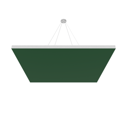 Vicoustic ViCloud VMT Flat Square Colors Sound Absorbing Acoustic Cloud in Musk Green