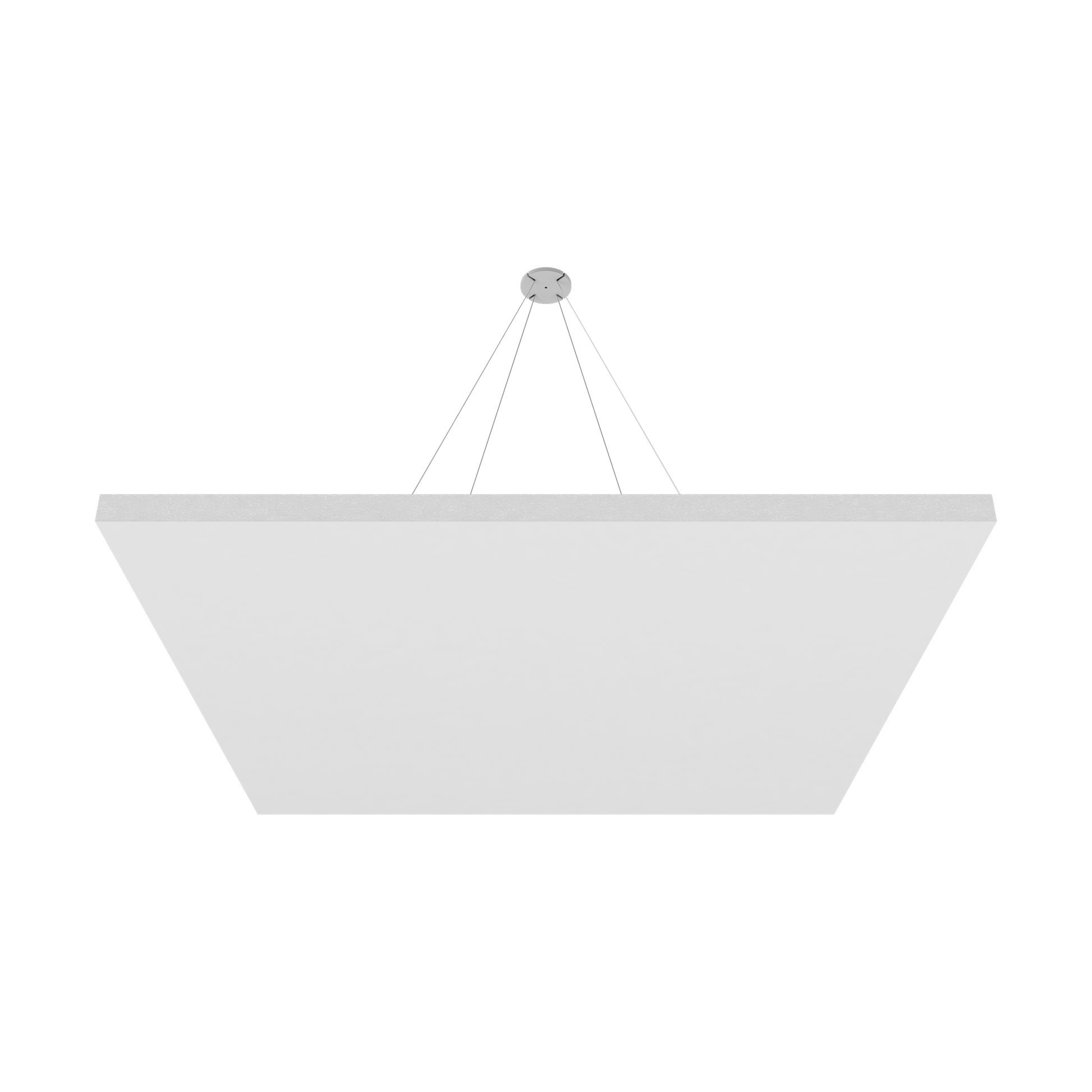 Vicoustic ViCloud VMT Flat Square Colors Sound Absorbing Acoustic Cloud in Natural White