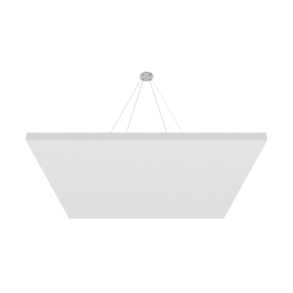 Vicoustic ViCloud VMT Flat Square Colors Sound Absorbing Acoustic Cloud in Natural White