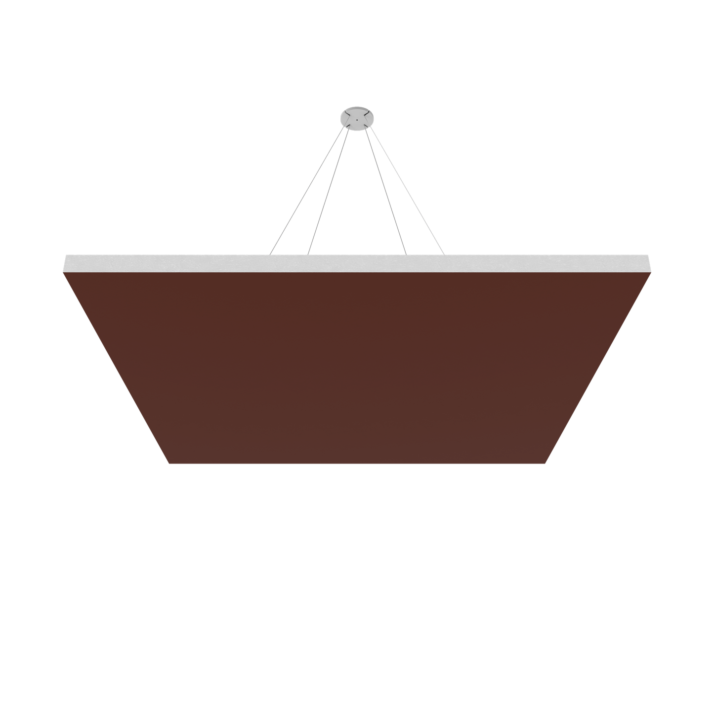 Vicoustic ViCloud VMT Flat Square Colors Sound Absorbing Acoustic Cloud in Brown