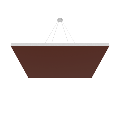 Vicoustic ViCloud VMT Flat Square Colors Sound Absorbing Acoustic Cloud in Brown