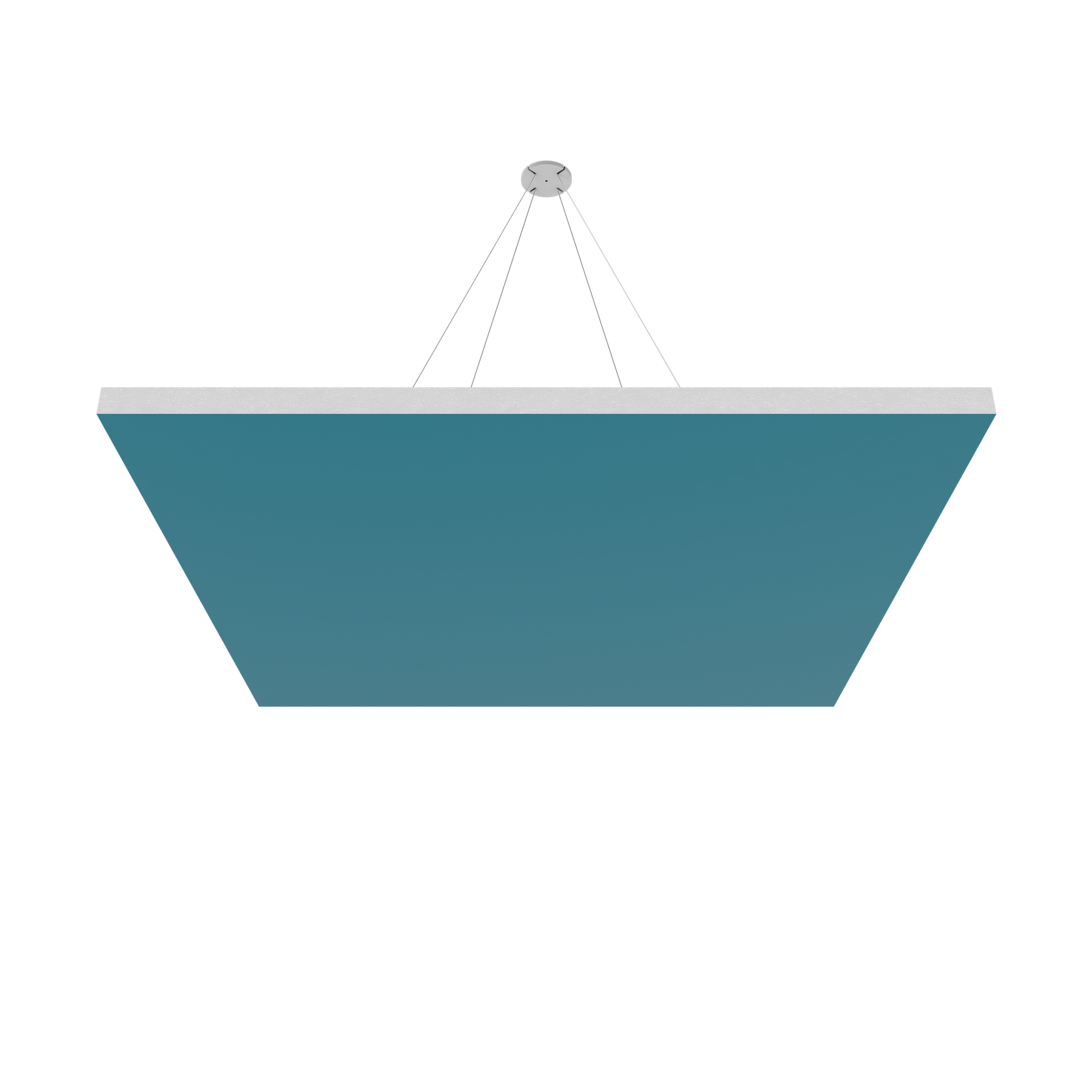 Vicoustic ViCloud VMT Flat Square Colors Sound Absorbing Acoustic Cloud in Bondi Blue