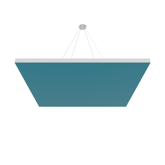 Vicoustic ViCloud VMT Flat Square Colors Sound Absorbing Acoustic Cloud in Bondi Blue