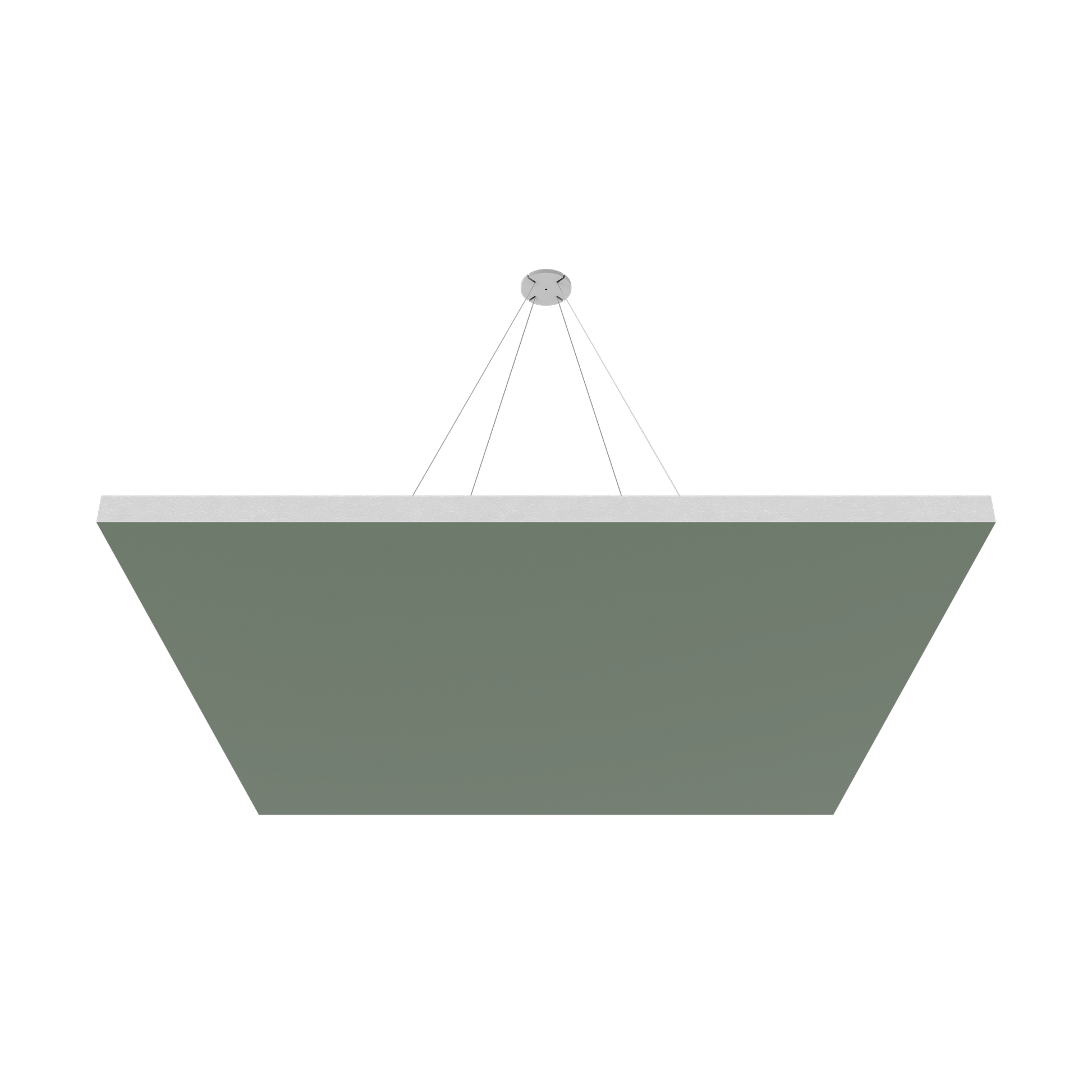 Vicoustic ViCloud VMT Flat Square Colors Sound Absorbing Acoustic Cloud in Moss Green