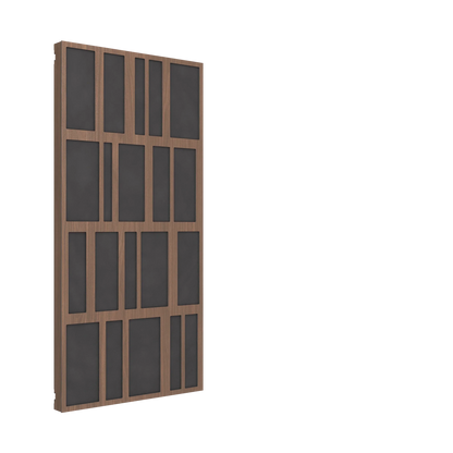 Vicoustic VicPattern Ultra Beat XL Sound Absorbing Acoustic Panel in Dark Walnut