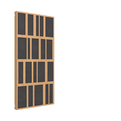 Vicoustic VicPattern Ultra Beat XL Sound Absorbing Acoustic Panel in Natural Oak