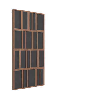 Vicoustic VicPattern Ultra Beat XL Sound Absorbing Acoustic Panel in Natural Walnut