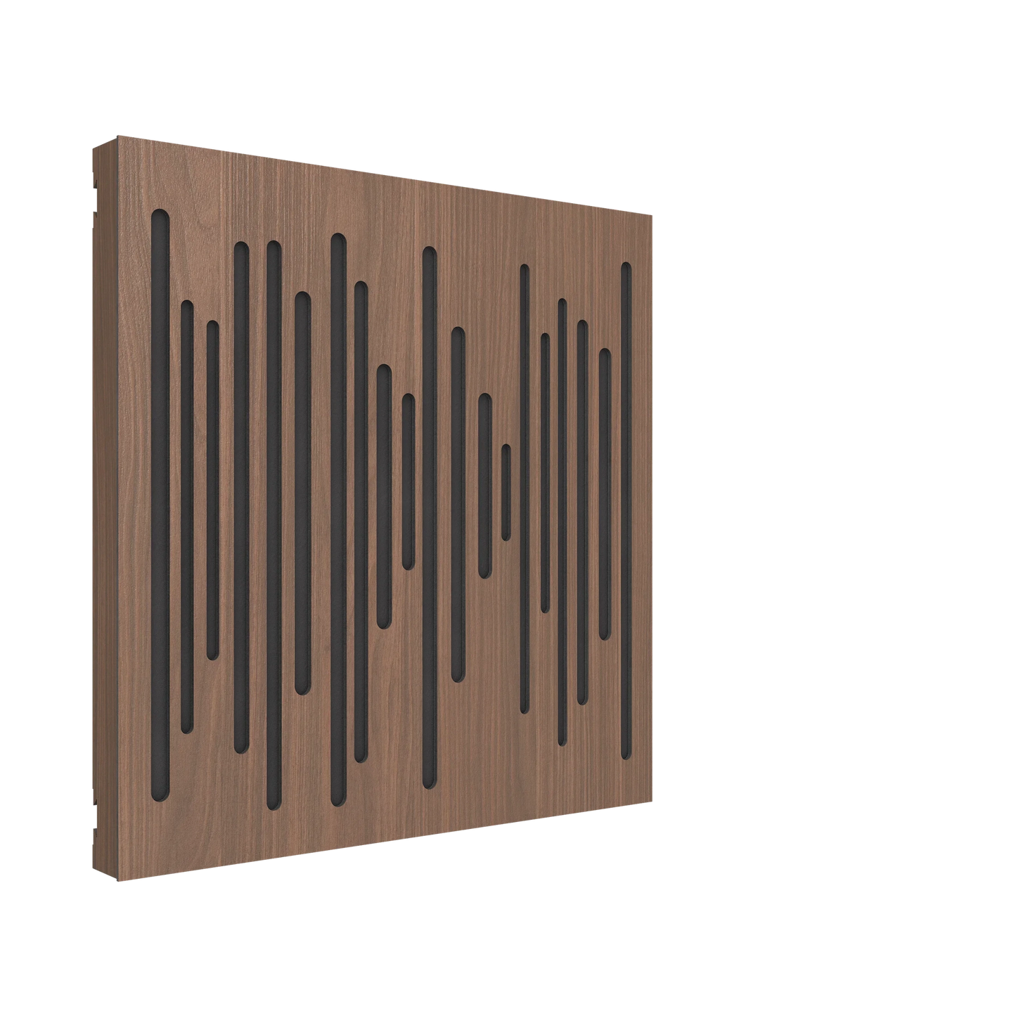 Vicoustic VicPattern Ultra Wavewood MKII Sound Absorbing Acoustic Panel in Dark Walnut