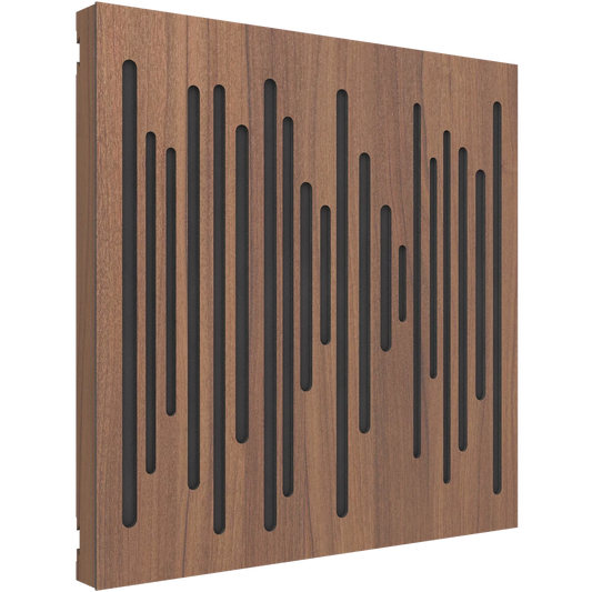 Vicoustic VicPattern Ultra Wavewood MKII Sound Absorbing Acoustic Panel in Natural Walnut