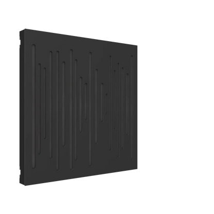 Vicoustic VicPattern Ultra Wavewood MKII Sound Absorbing Acoustic Panel in Black Matte