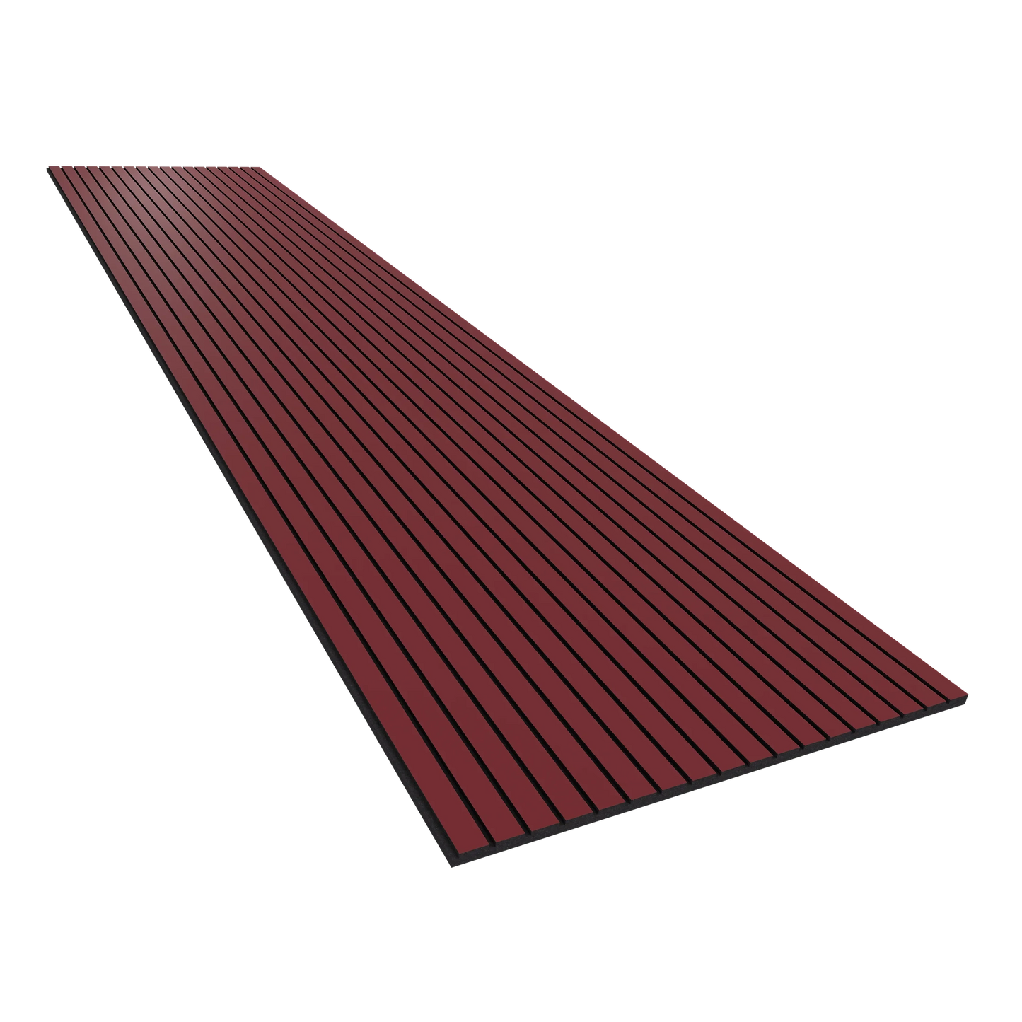 Vicoustic VicStrip 270cm Acoustic Slat Panel in Garnet Red Black PET