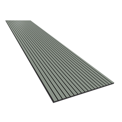 Vicoustic VicStrip 270cm Acoustic Slat Panel in Reed Green Black PET
