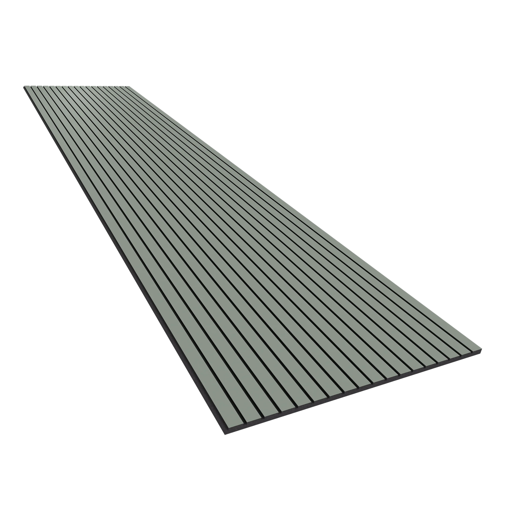 Vicoustic VicStrip 270cm Acoustic Slat Panel in Reed Green Black PET
