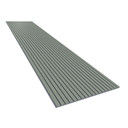 Vicoustic VicStrip 270cm Acoustic Slat Panel in Reed Green Grey PET
