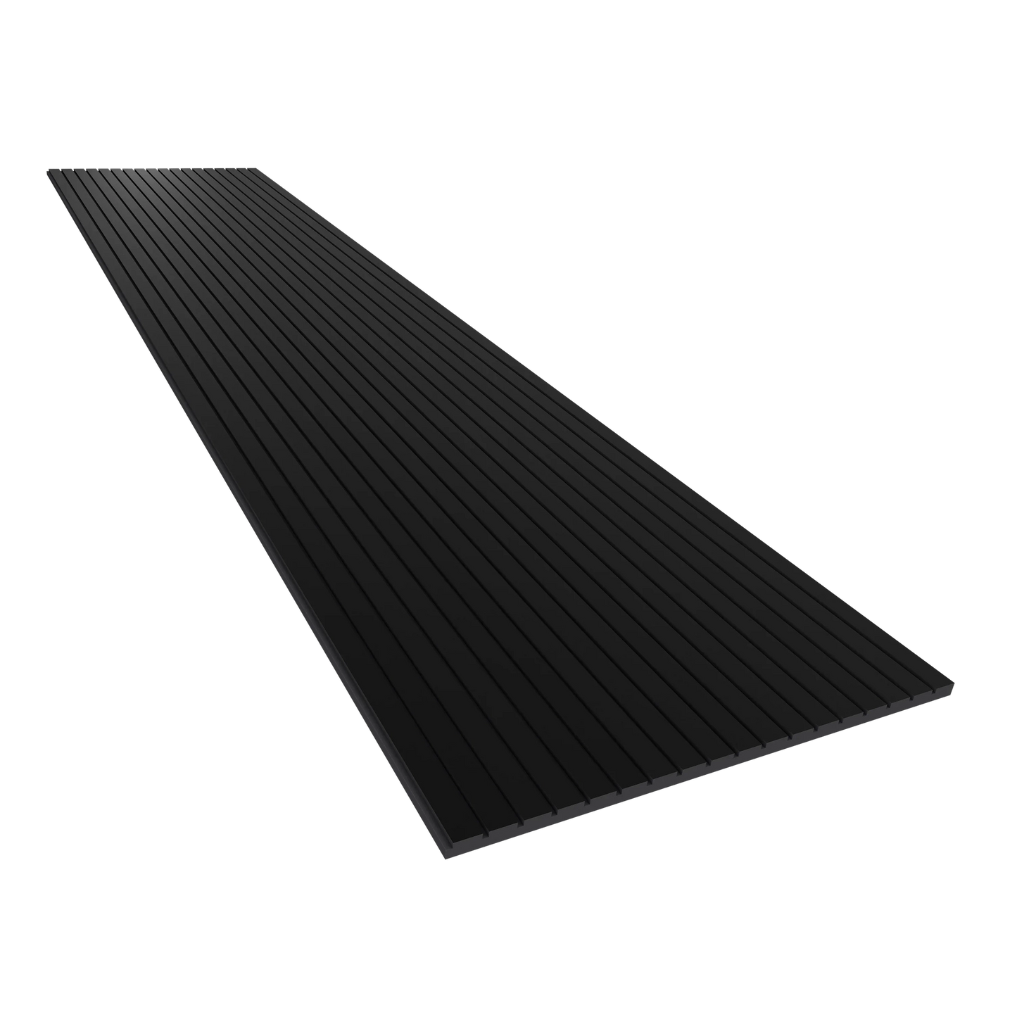 Vicoustic VicStrip 270cm Acoustic Slat Panel in Black Matte Black PET