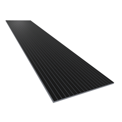 Vicoustic VicStrip 270cm Acoustic Slat Panel in Black Matte Grey PET