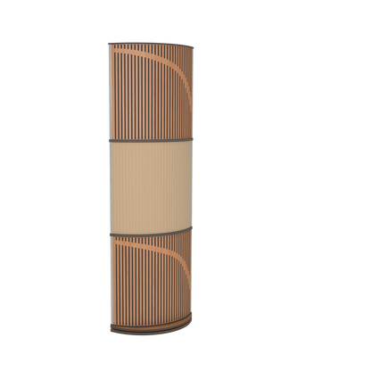 Vicoustic VicTotem Ultra VMT Free Standing Hybrid Acoustic Panel in Black and Dark Wenge