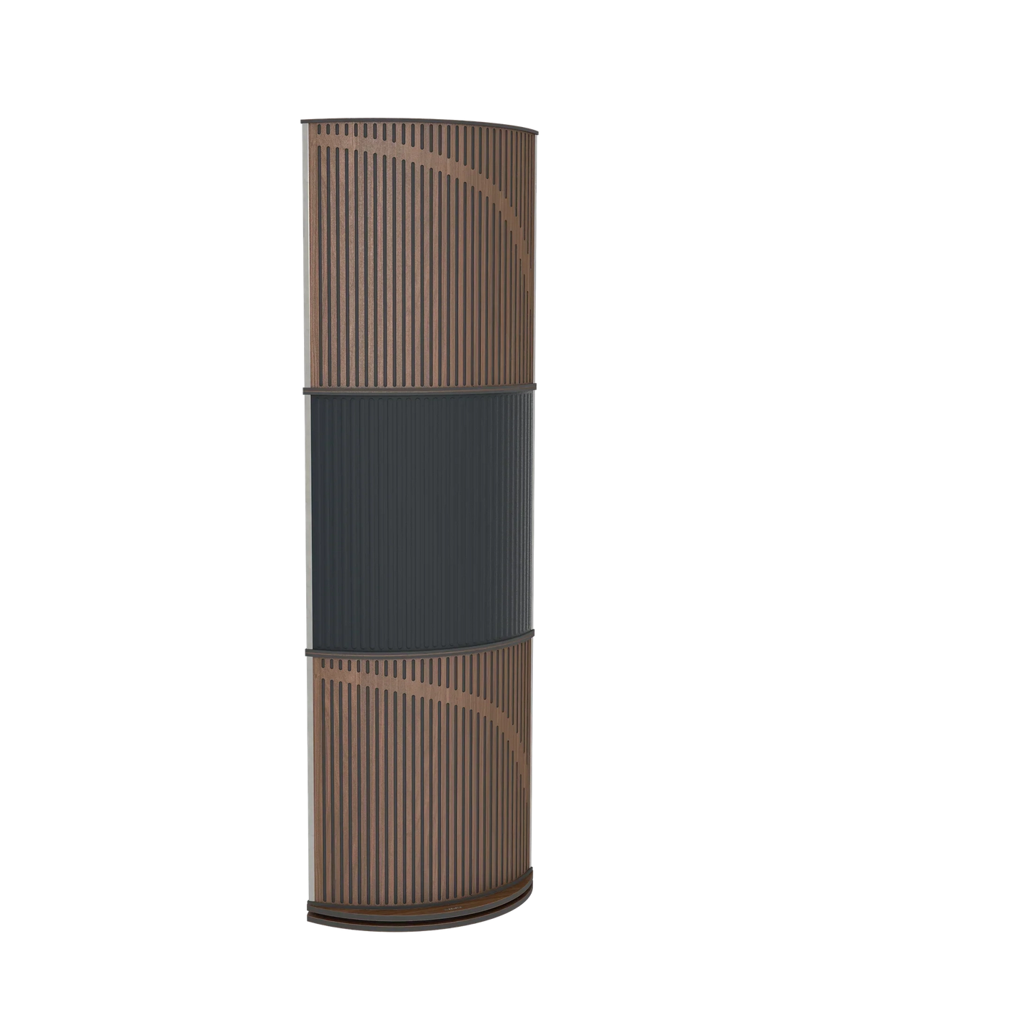 Vicoustic VicTotem Ultra VMT Free Standing Hybrid Acoustic Panel in Beige and Dark Walnut
