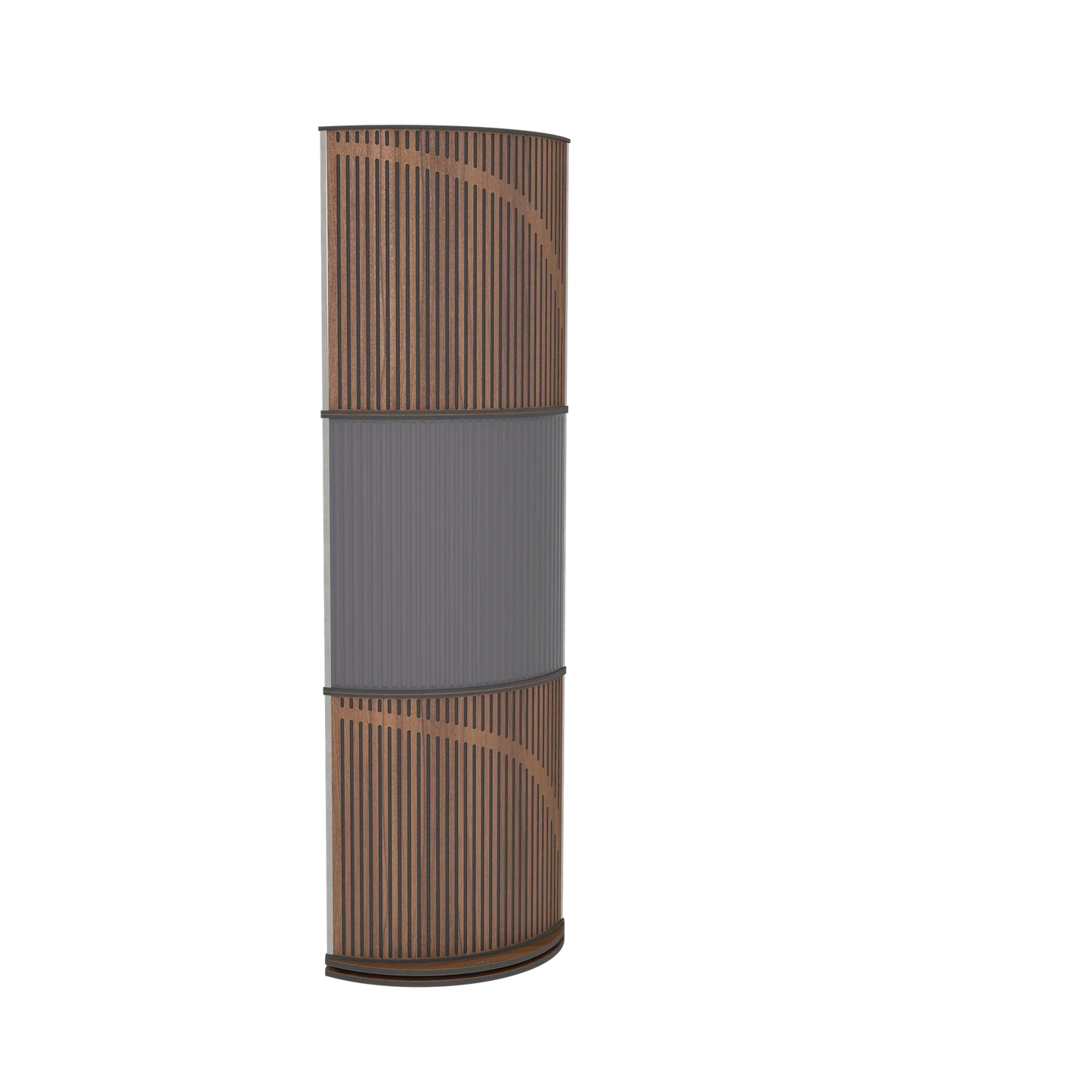 Vicoustic VicTotem Ultra VMT Free Standing Hybrid Acoustic Panel in Grey and Black Matte